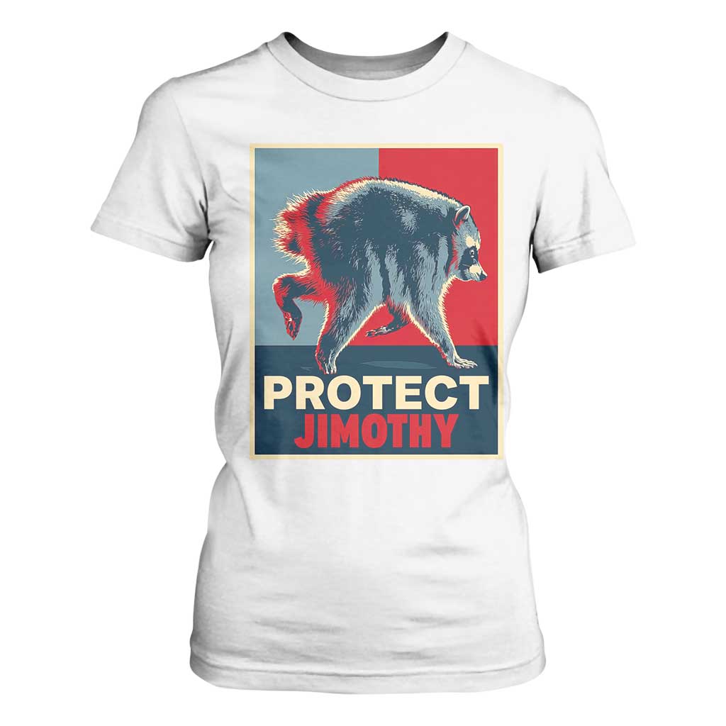 Protect Jimothy Seattle Raccoon Supporter T Shirt For Women Hope Style Poster Parody Graphic