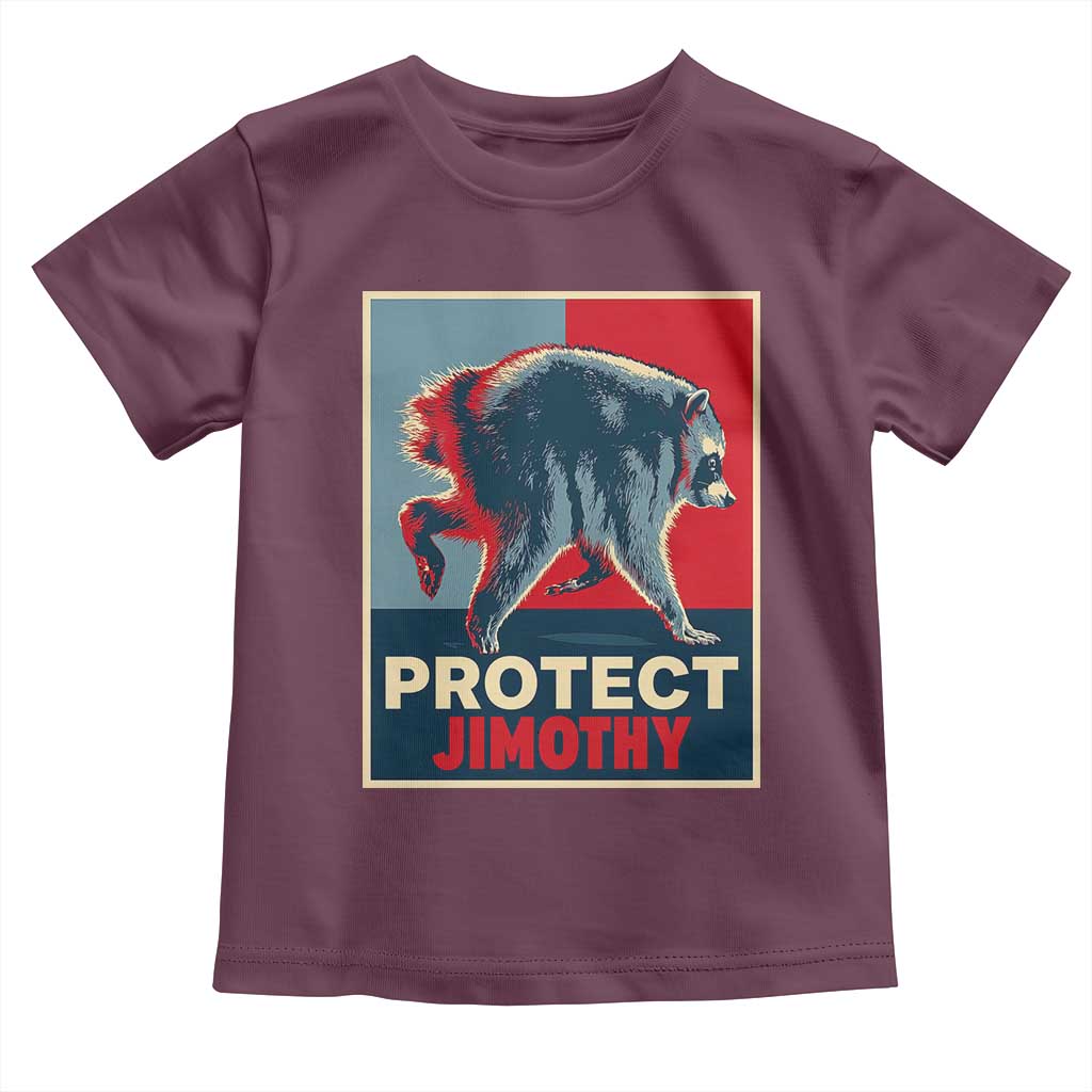 Protect Jimothy Seattle Raccoon Supporter Toddler T Shirt Hope Style Poster Parody Graphic