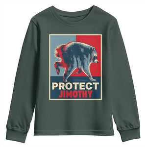 Protect Jimothy Seattle Raccoon Supporter Youth Sweatshirt Hope Style Poster Parody Graphic