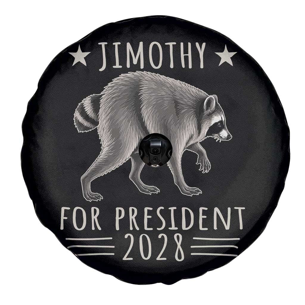 Jimothy For President 2028 Parody Spare Tire Cover Funny Viral Seattle Raccoon Lover