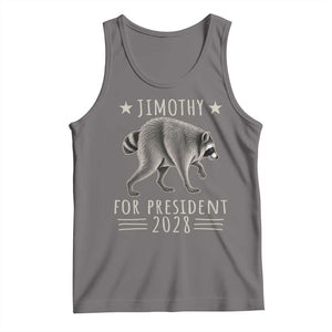 Jimothy For President 2028 Parody Tank Top Funny Viral Seattle Raccoon Lover