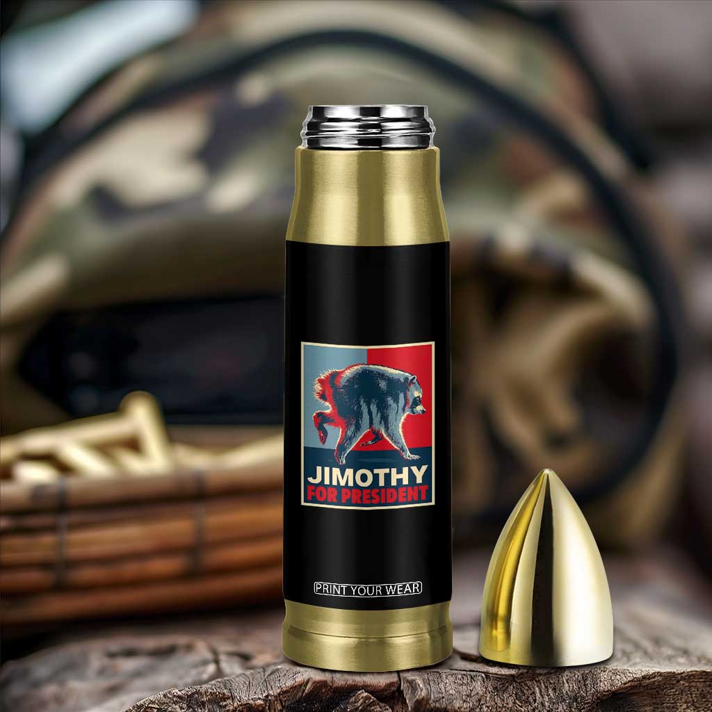 Jimothy For President Parody Bullet Tumbler Hope Style Viral Seattle Raccoon Graphic