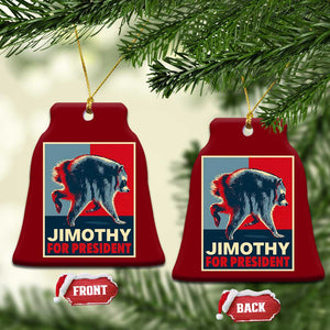 Jimothy For President Parody Ceramic Ornament Hope Style Viral Seattle Raccoon Graphic