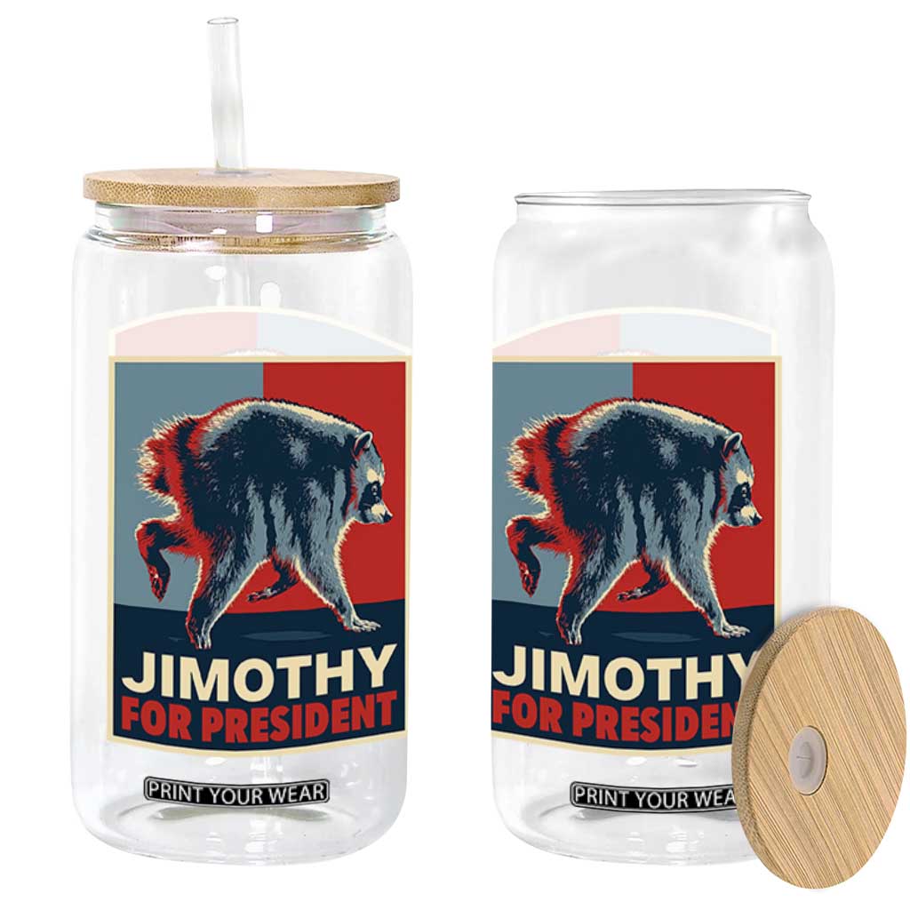 Jimothy For President Parody Glass Can Hope Style Viral Seattle Raccoon Graphic