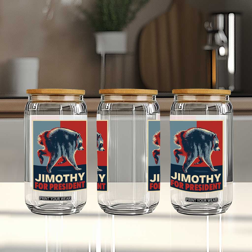 Jimothy For President Parody Glass Can Hope Style Viral Seattle Raccoon Graphic