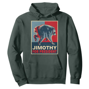 Jimothy For President Parody Hoodie Hope Style Viral Seattle Raccoon Graphic