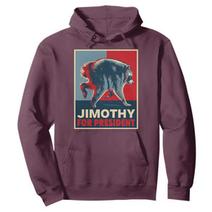 Jimothy For President Parody Hoodie Hope Style Viral Seattle Raccoon Graphic