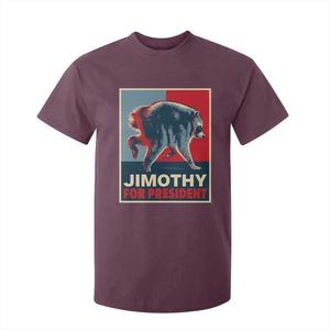 Jimothy For President Parody T Shirt For Kid Hope Style Viral Seattle Raccoon Graphic