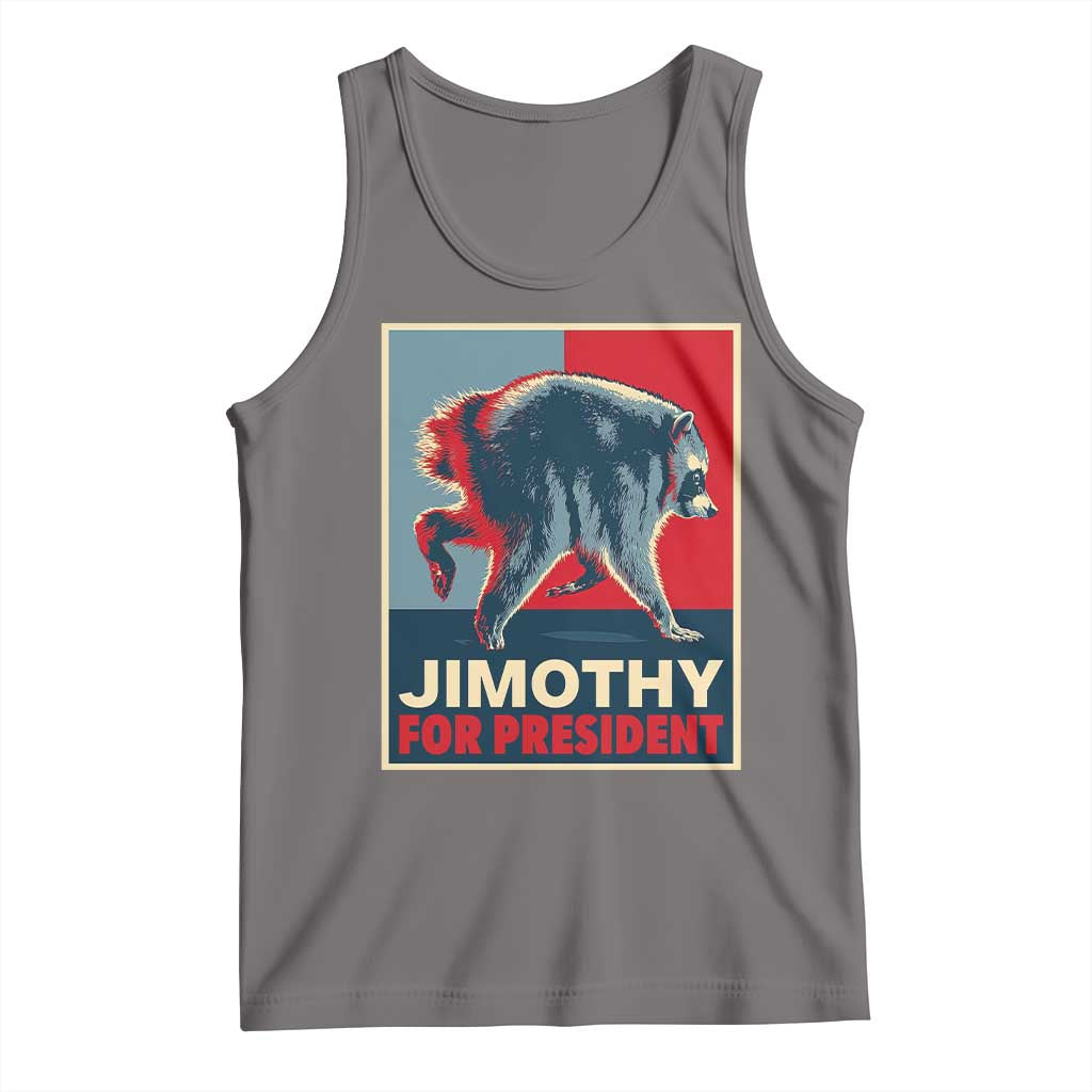 Jimothy For President Parody Tank Top Hope Style Viral Seattle Raccoon Graphic