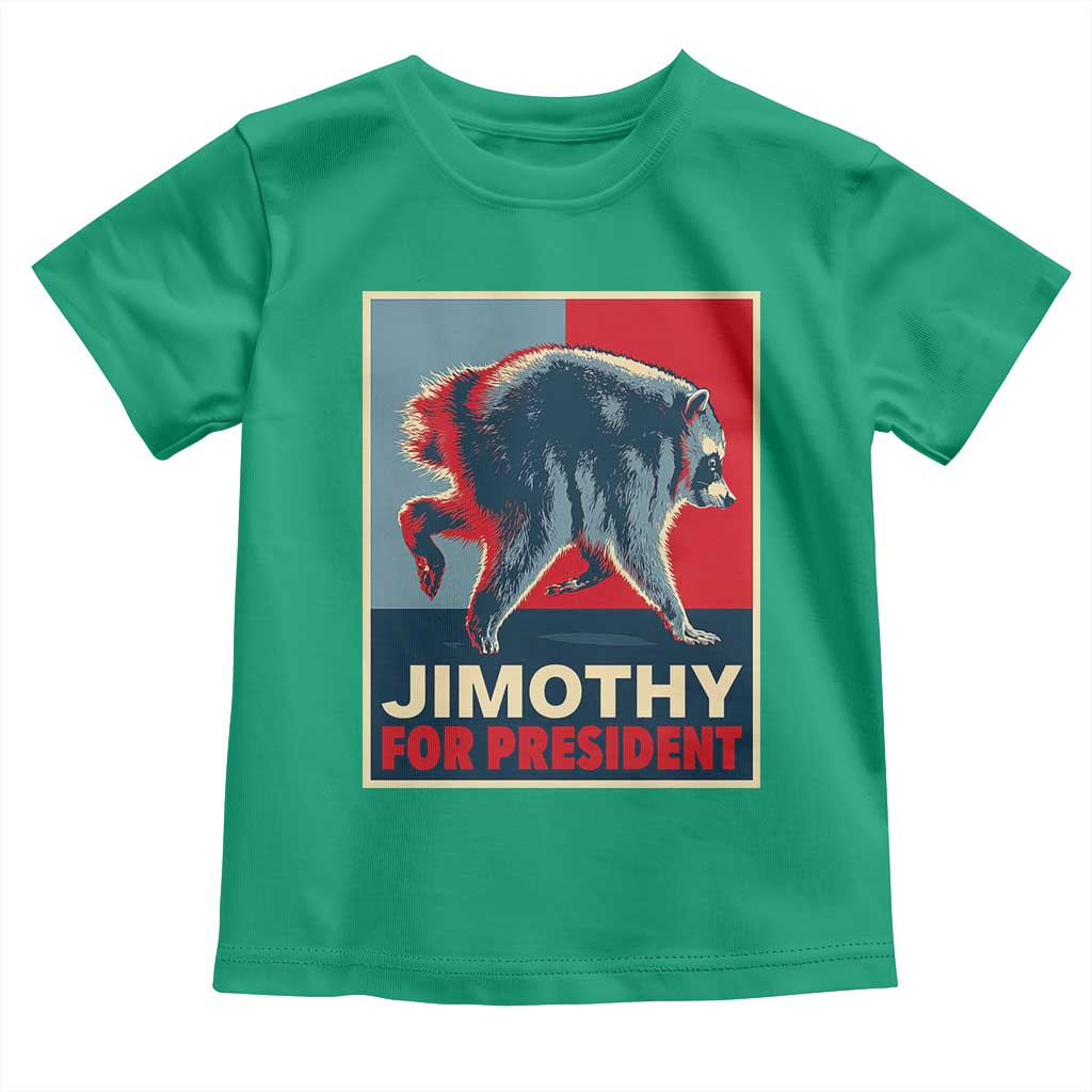 Jimothy For President Parody Toddler T Shirt Hope Style Viral Seattle Raccoon Graphic