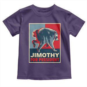 Jimothy For President Parody Toddler T Shirt Hope Style Viral Seattle Raccoon Graphic