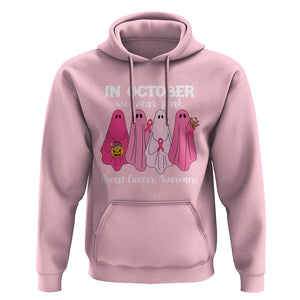 Breast Cancer Boo Sheet Hoodie In October We Wear Pink Ribbon Support TS02 Light Pink Print Your Wear