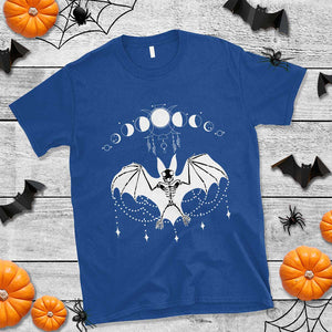 Halloween Bat T Shirt Stay Spooky Witchy Celestial Dark Academia TS02 Royal Blue Print Your Wear