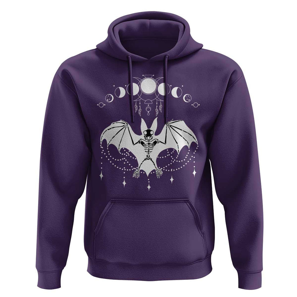 Halloween Bat Hoodie Stay Spooky Witchy Celestial Dark Academia TS02 Purple Print Your Wear