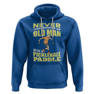 Old Man Pickleball Hoodie It's Weird Being The Same Age As Old People TS02 Royal Blue Printyourwear