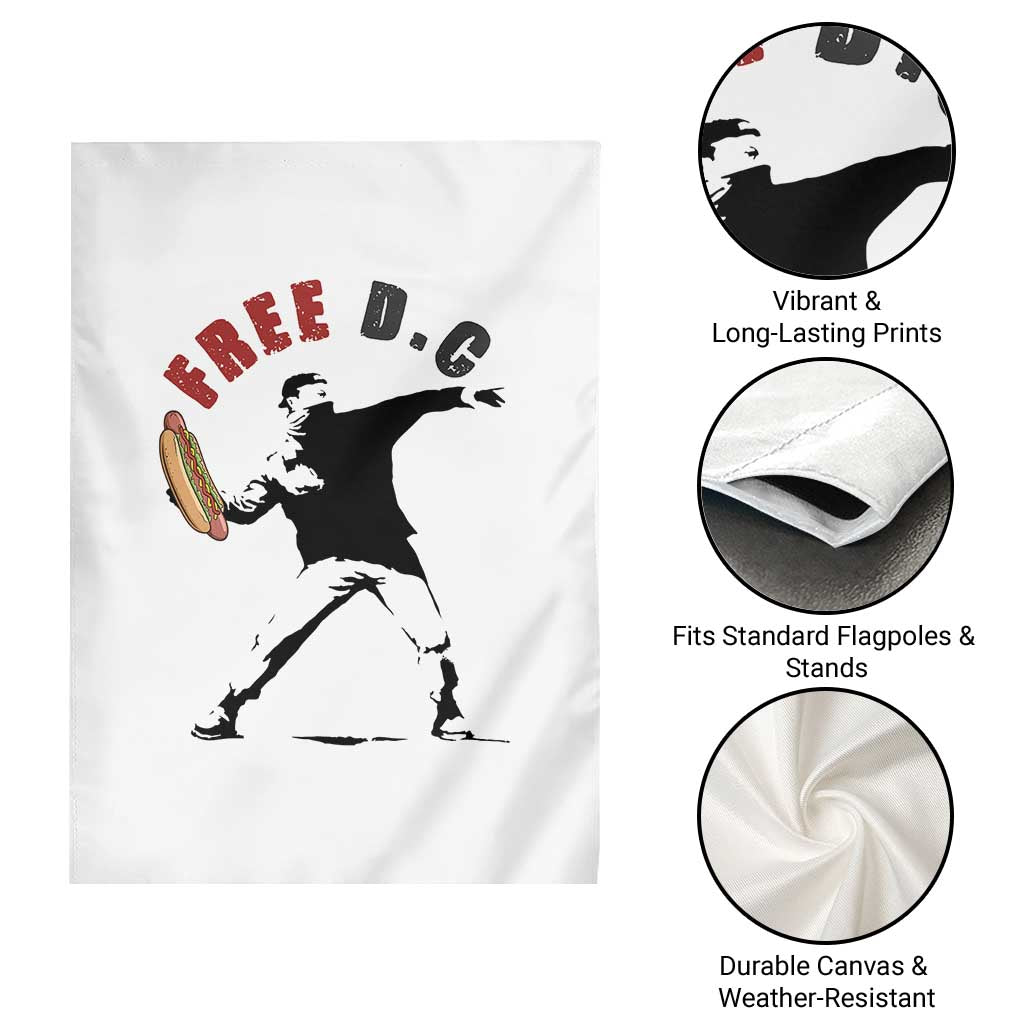 Free DC Sandwich Toss Garden Flag Washington DC Political Satire TS02 Print Your Wear