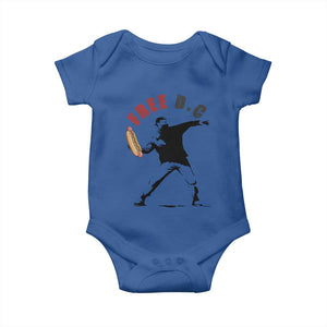 Free DC Sandwich Toss Baby Onesie Washington DC Political Satire TS02 Royal Blue Print Your Wear