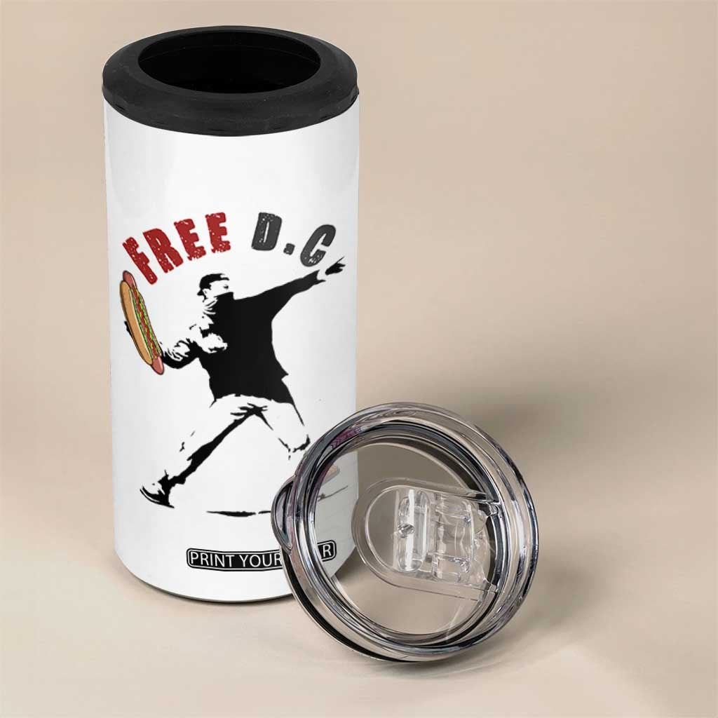 Free DC Sandwich Toss 4 in 1 Can Cooler Tumbler Washington DC Political Satire TS02 Print Your Wear