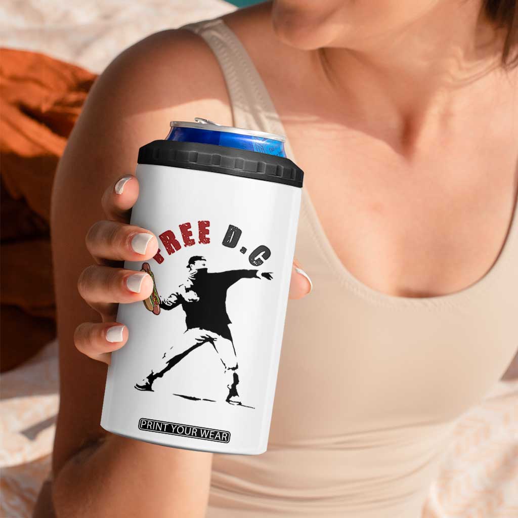 Free DC Sandwich Toss 4 in 1 Can Cooler Tumbler Washington DC Political Satire TS02 Print Your Wear