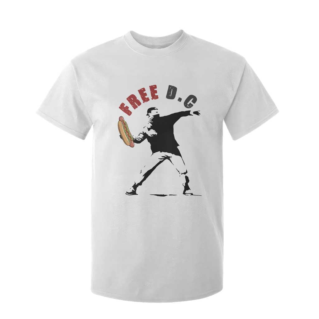 Free DC Sandwich Toss T Shirt For Kid Washington DC Political Satire TS02 White Print Your Wear