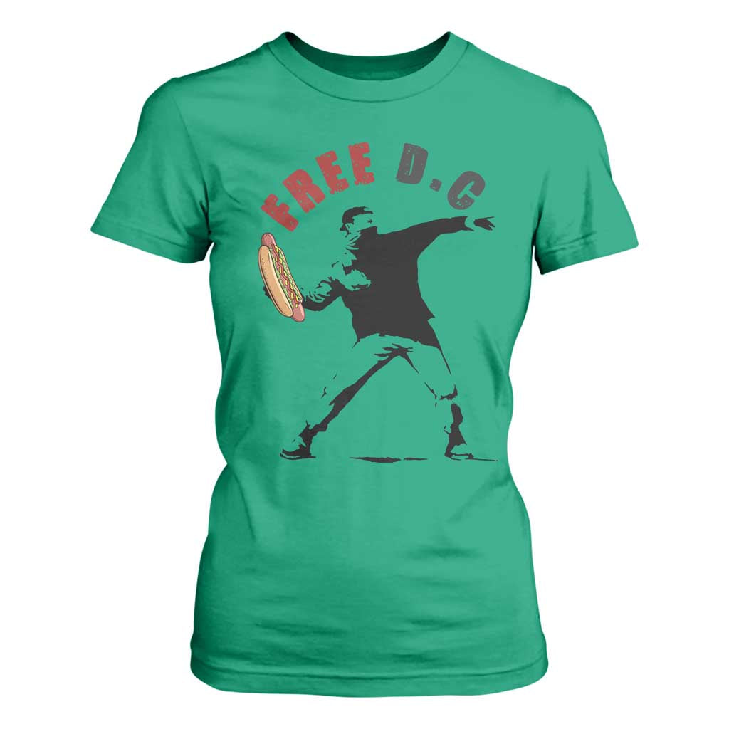 Free DC Sandwich Toss T Shirt For Women Washington DC Political Satire TS02 Irish Green Print Your Wear
