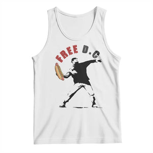 Free DC Sandwich Toss Tank Top Washington DC Political Satire TS02 White Print Your Wear