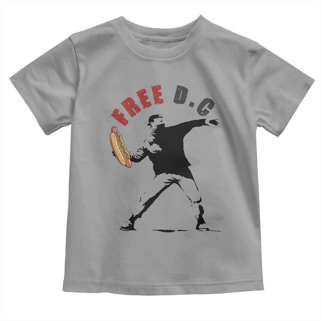 Free DC Sandwich Toss Toddler T Shirt Washington DC Political Satire TS02 Sport Gray Print Your Wear