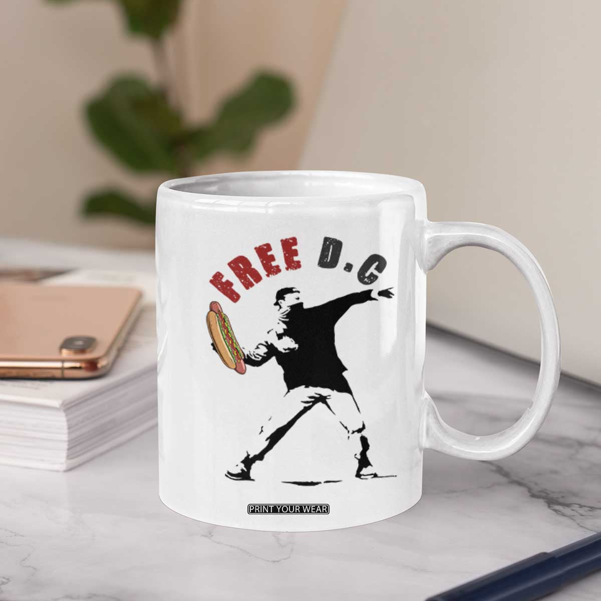 Free DC Sandwich Toss Coffee Mug Washington DC Political Satire TS02 Print Your Wear