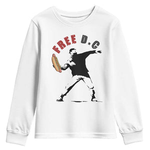 Free DC Sandwich Toss Youth Sweatshirt Washington DC Political Satire TS02 White Print Your Wear