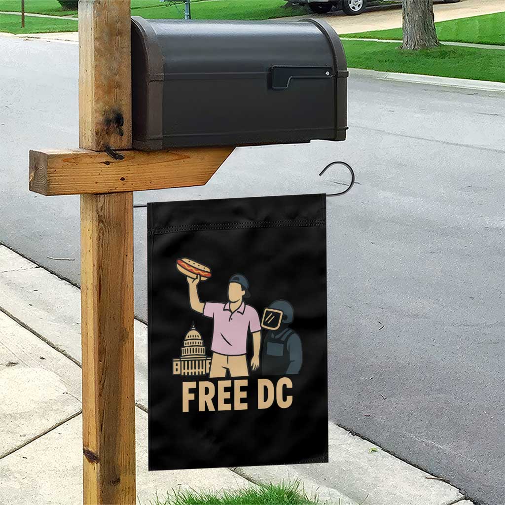 Free DC Sandwich Guy Garden Flag Washington DC Pride Political Satire TS02 Print Your Wear