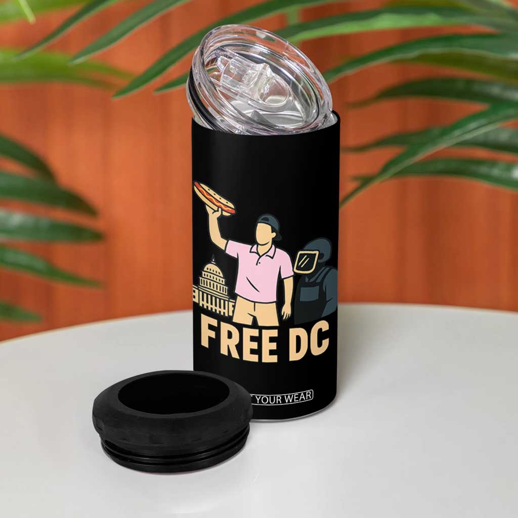 Free DC Sandwich Guy 4 in 1 Can Cooler Tumbler Washington DC Pride Political Satire TS02 Print Your Wear