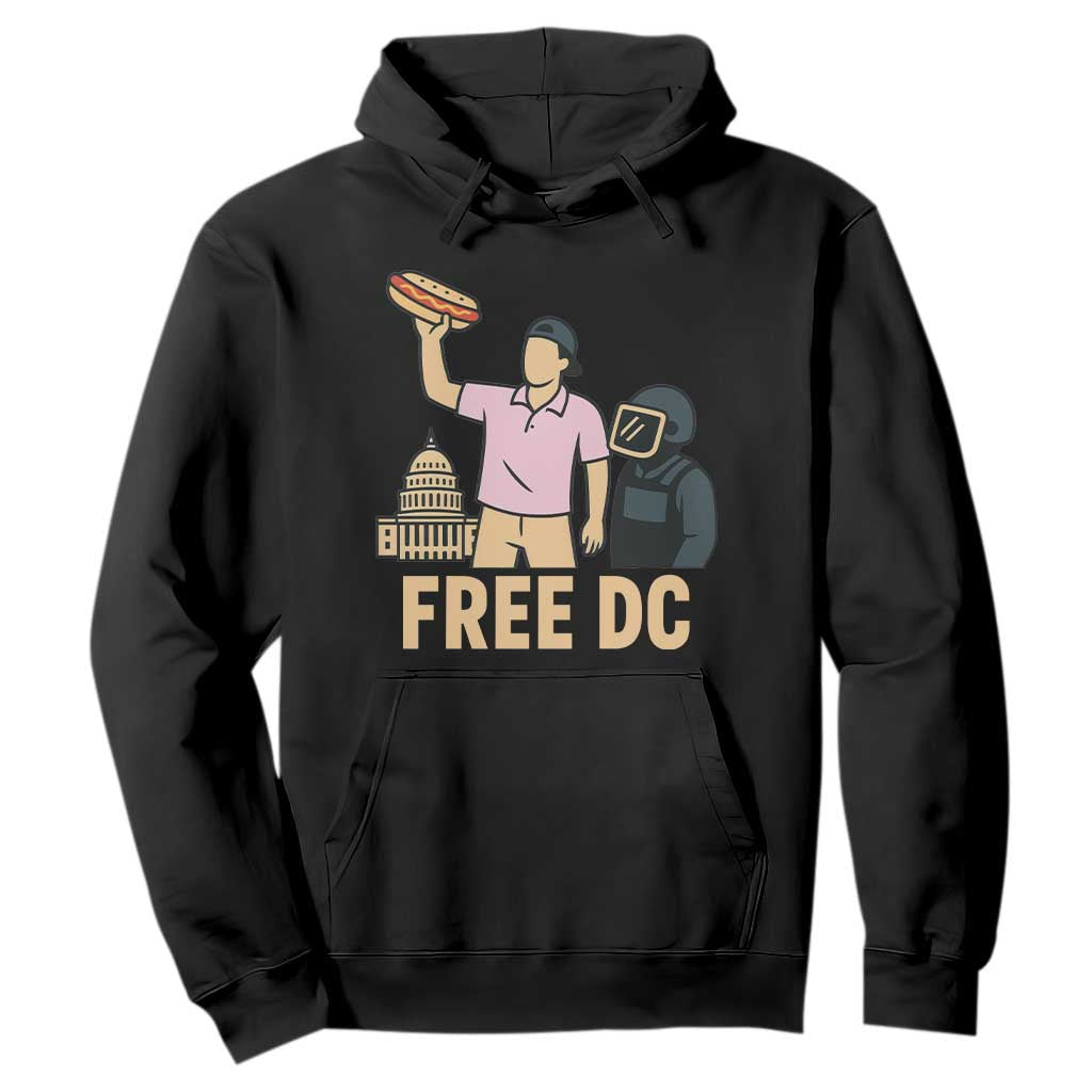 Free DC Sandwich Guy Hoodie Washington DC Pride Political Satire TS02 Black Print Your Wear
