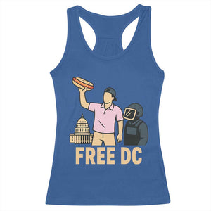 Free DC Sandwich Guy Racerback Tank Top Washington DC Pride Political Satire TS02 Royal Blue Print Your Wear