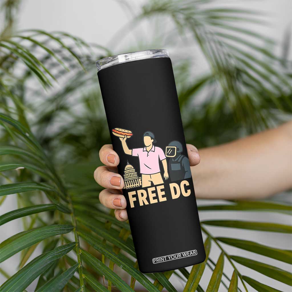 Free DC Sandwich Guy Skinny Tumbler Washington DC Pride Political Satire TS02 Print Your Wear