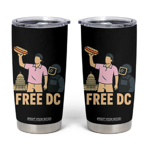 Free DC Sandwich Guy Tumbler Cup Washington DC Pride Political Satire TS02 Black Print Your Wear