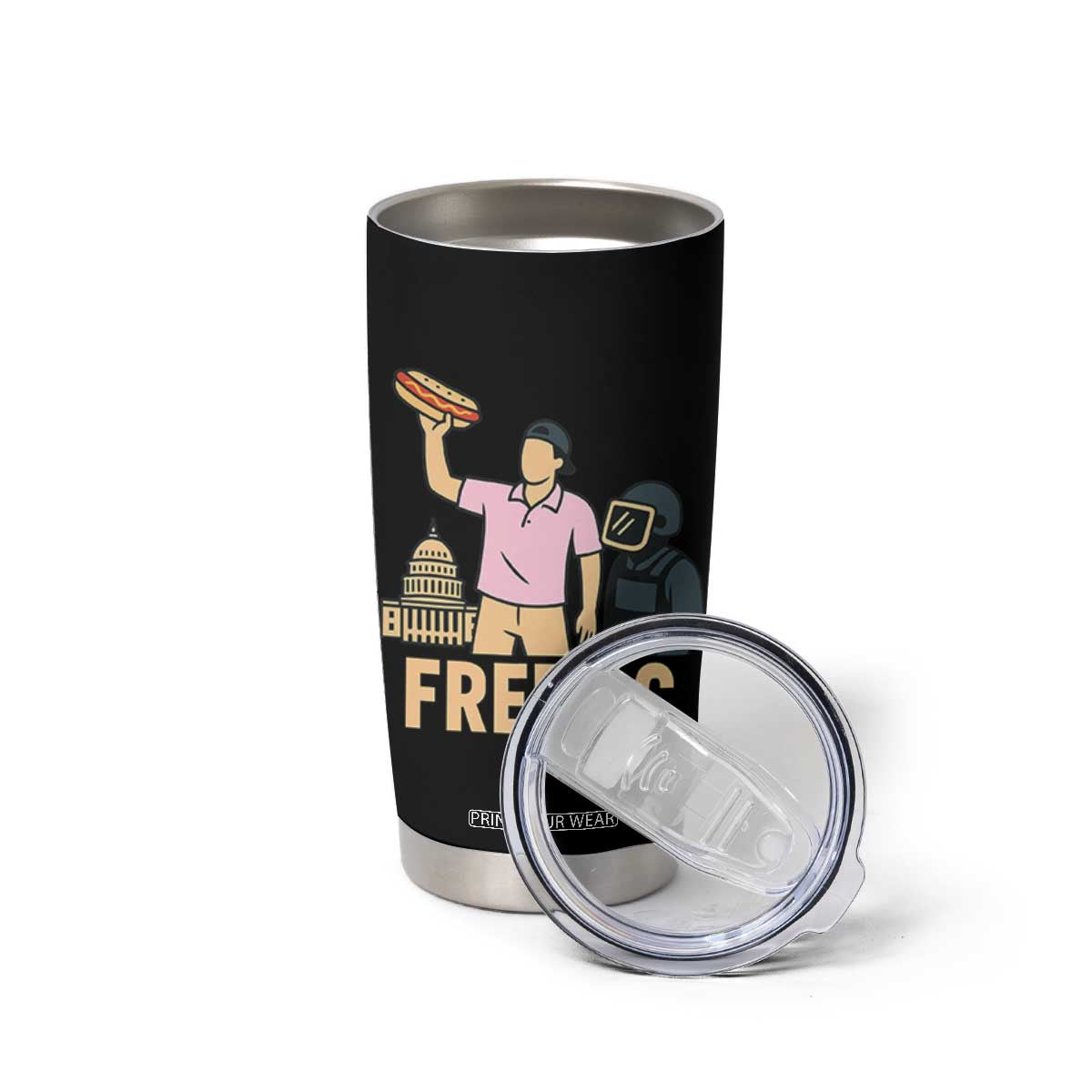 Free DC Sandwich Guy Tumbler Cup Washington DC Pride Political Satire TS02 Print Your Wear