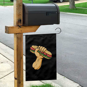 Sandwich Power Fist Garden Flag Sarcastic Food Revolution Political Satire TS02 Print Your Wear