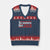 The Sandwich Guy 2028 V-Neck Knit Sweater Vest Political Parody TS02 Navy Red Print Your Wear