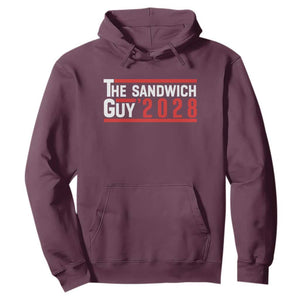 The Sandwich Guy 2028 Hoodie Political Parody TS02 Maroon Print Your Wear