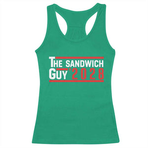The Sandwich Guy 2028 Racerback Tank Top Political Parody TS02 Irish Green Print Your Wear