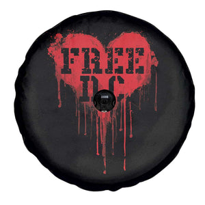 Free DC Graffiti Dripping Heart Graphic Spare Tire Cover Washington DC Pride Political Satire TS02 Print Your Wear