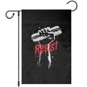 Resist with Sandwich Power Garden Flag Funny Food Rebellion Political Satire TS02 Black Print Your Wear