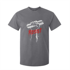 Resist with Sandwich Power T Shirt For Kid Funny Food Rebellion Political Satire TS02 Charcoal Print Your Wear