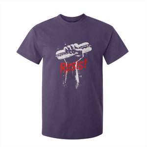 Resist with Sandwich Power T Shirt For Kid Funny Food Rebellion Political Satire TS02 Purple Print Your Wear