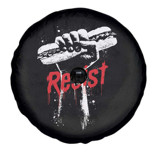 Resist with Sandwich Power Spare Tire Cover Funny Food Rebellion Political Satire TS02 Print Your Wear