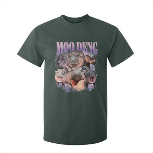 Baby Hippo Moo Deng T Shirt For Kid Funny Moo-deng Baby Pygmy Hippopotamus TS02 Maroon Print Your Wear