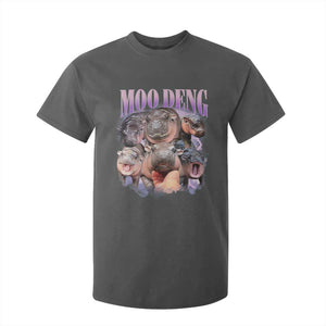 Baby Hippo Moo Deng T Shirt For Kid Funny Moo-deng Baby Pygmy Hippopotamus TS02 Dark Heather Print Your Wear