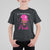 Breast Cancer Awareness T Shirt For Kid In October We Wear Pink Afro Girl TS02 Black Print Your Wear