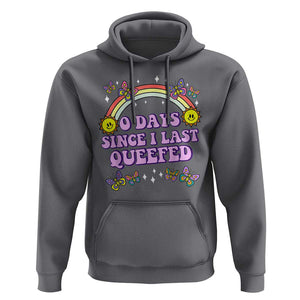 Funny Queef Joke Embarrassing Hoodie 0 Days Since I Last Queefed TS02 Charcoal Print Your Wear