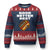 Good Better Best Chicago Football Inspirational Ugly Christmas Sweater Funny Hot Dog and Claw Graphic TS02 Navy Red Print Your Wear